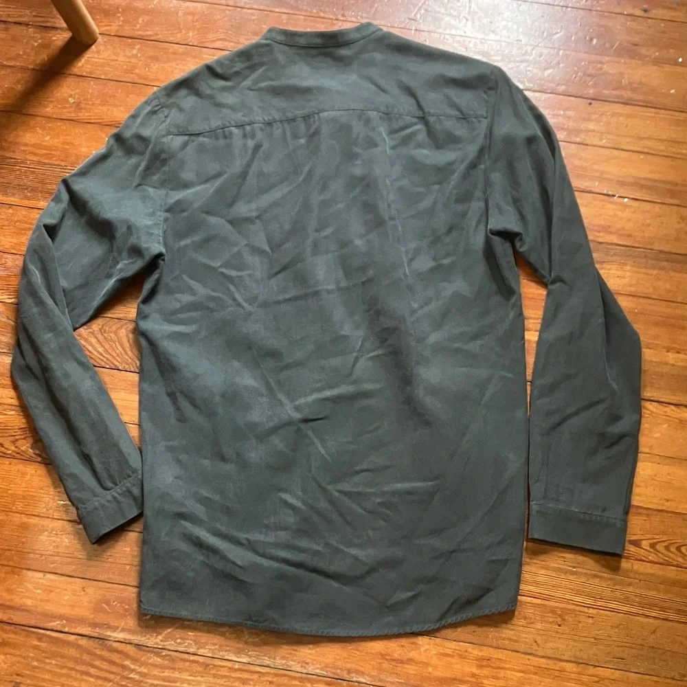 COS Mandarin Collar Front Pocket Button Down Shirt - Picture 5 of 5